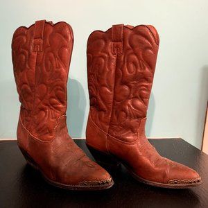 Zodiac vintage leather boots
